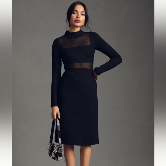 Anthropologie Dresses & Skirts - NWT Anthropologie Maeve Sheer Side Slit Dress